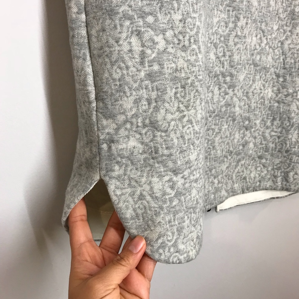 J.Crew back zip sweatshirt top - Picture 4 of 8